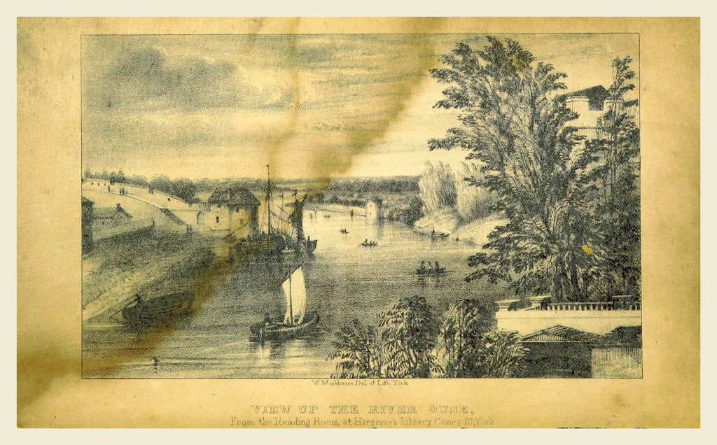 Detail of River Ouse, A Guide to the City of York, UK by Anonymous