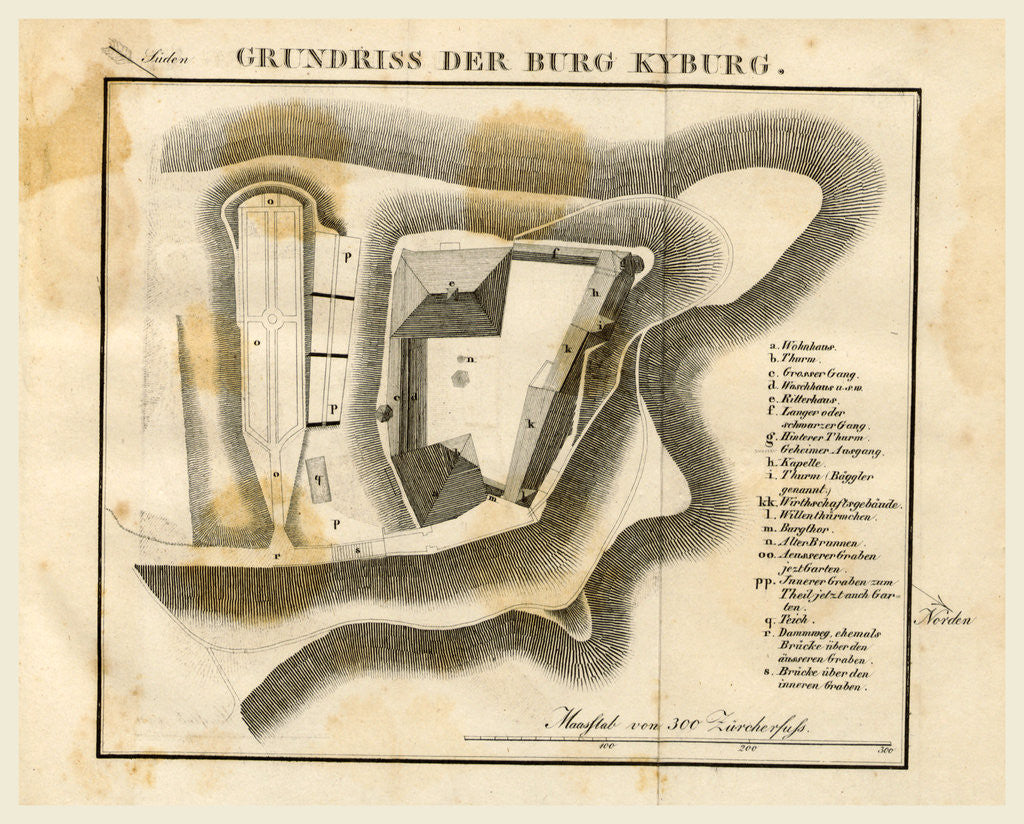 Detail of Burg Kyburg Switzerland by Anonymous