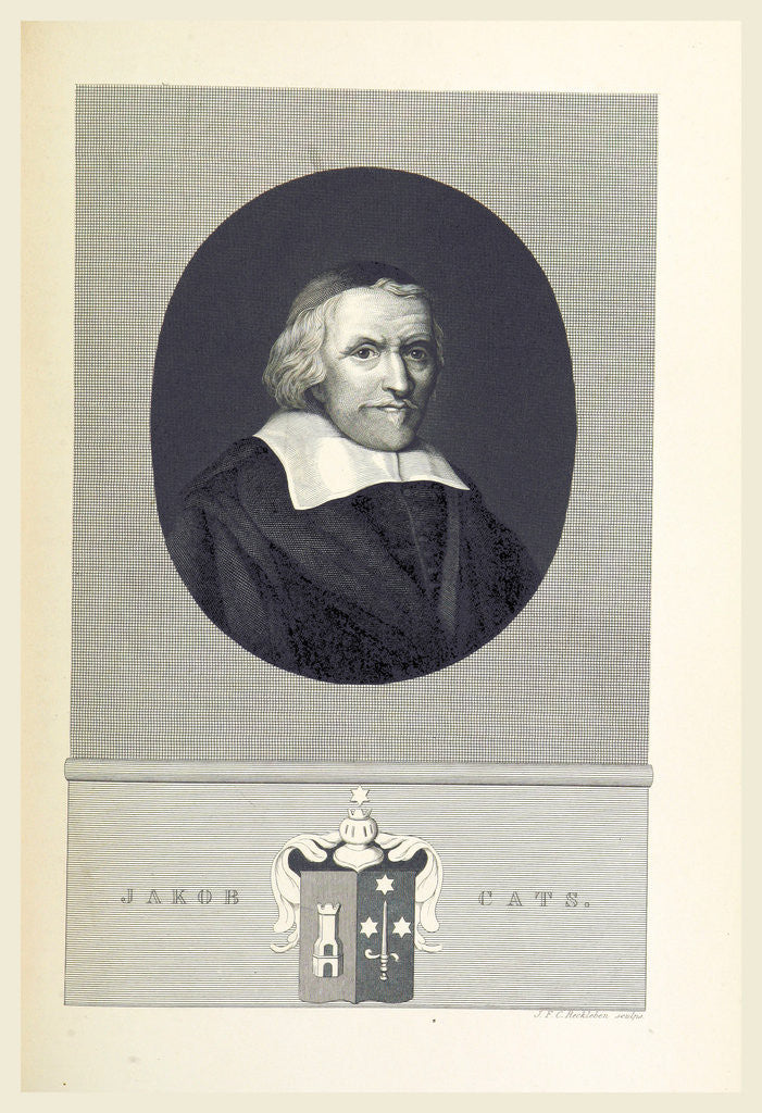 Detail of Dutch History Jakob Cats by Anonymous