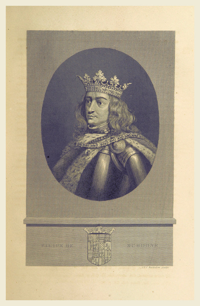 Detail of Dutch History Filips de Schoone by Anonymous