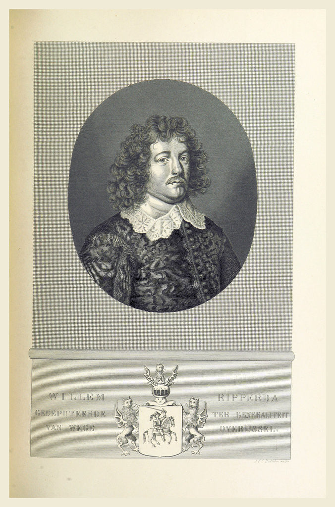 Detail of Dutch History Willem Ripperda, gedeputeerde Generalteit Overijssel by Anonymous