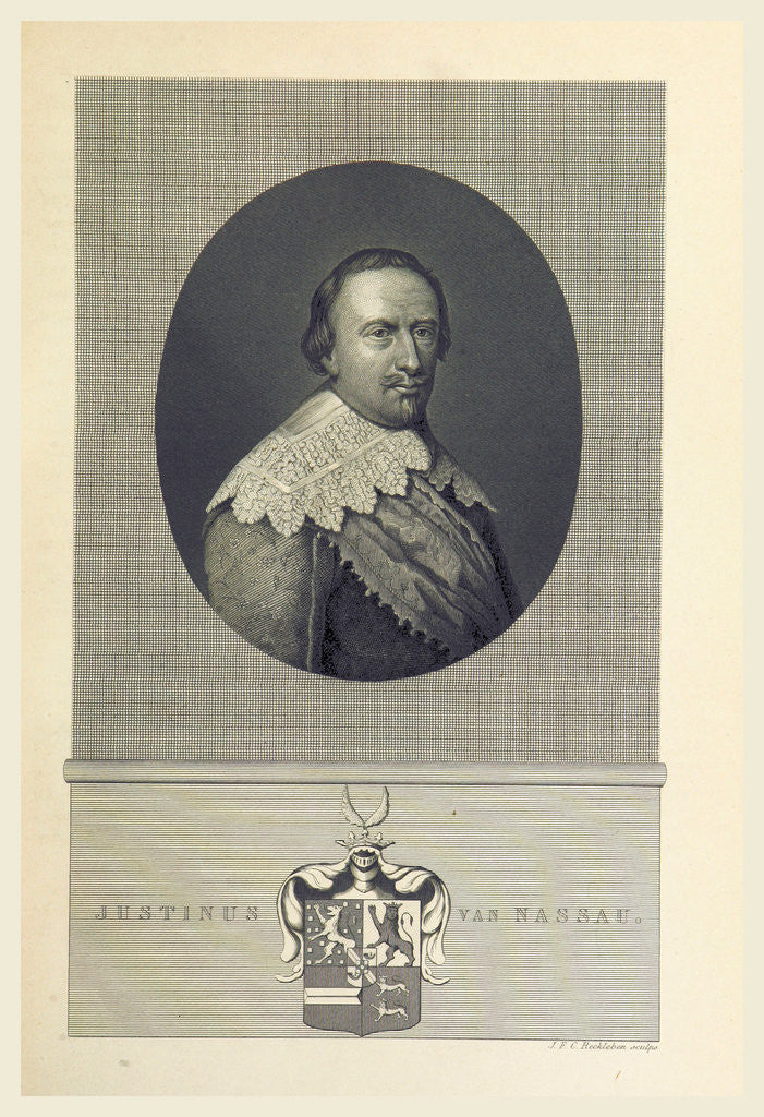 Detail of Dutch History Justinus van Nassau by Anonymous