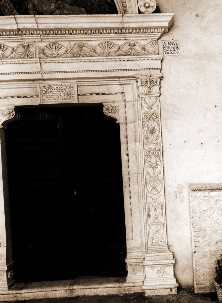 Detail of Madonna delle Grazie, Alanno, Abruzzo by Anonymous