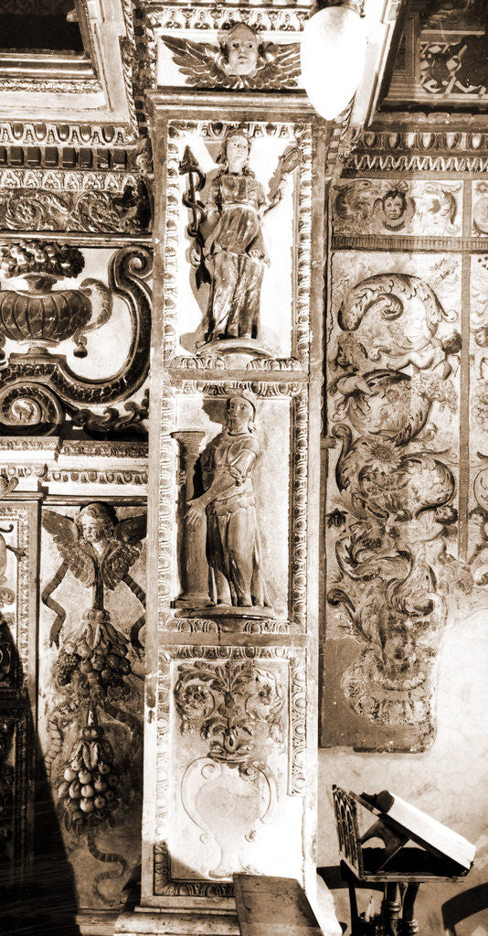 Detail of Madonna delle Grazie, Alanno, Abruzzo by Anonymous
