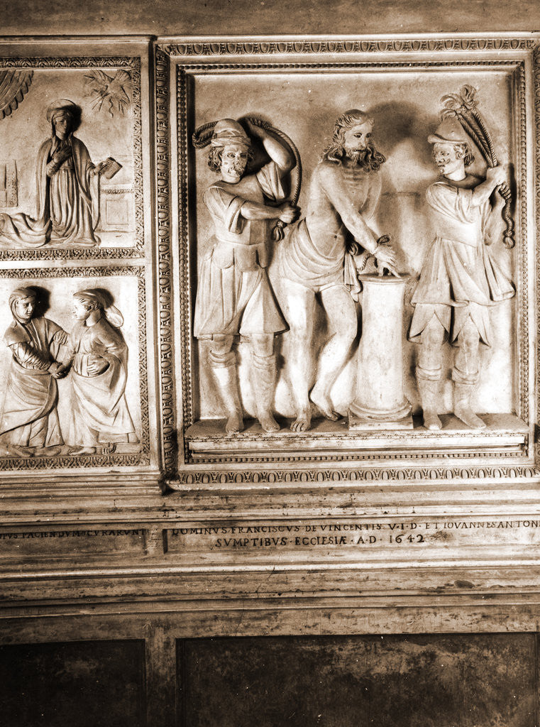 Detail of Madonna delle Grazie, Alanno, Abruzzo by Anonymous
