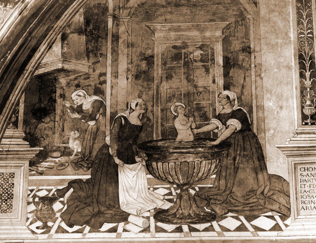 Detail of Madonna delle Grazie, Alanno, Abruzzo by Anonymous