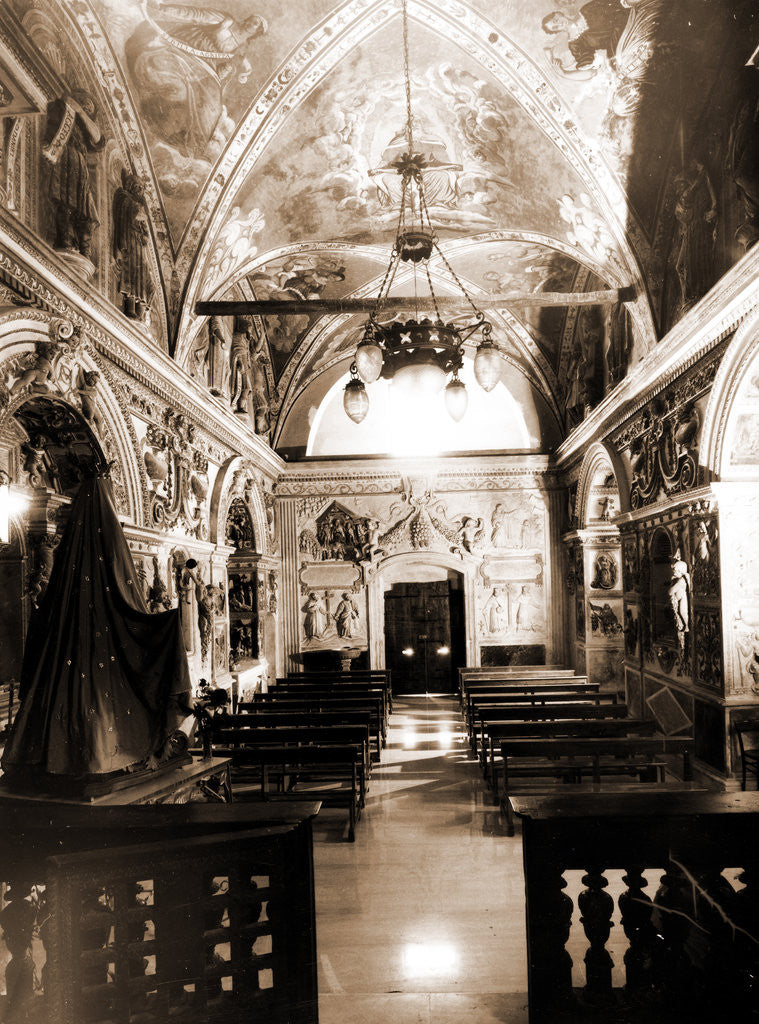 Detail of Madonna delle Grazie, Alanno, Abruzzo by Anonymous