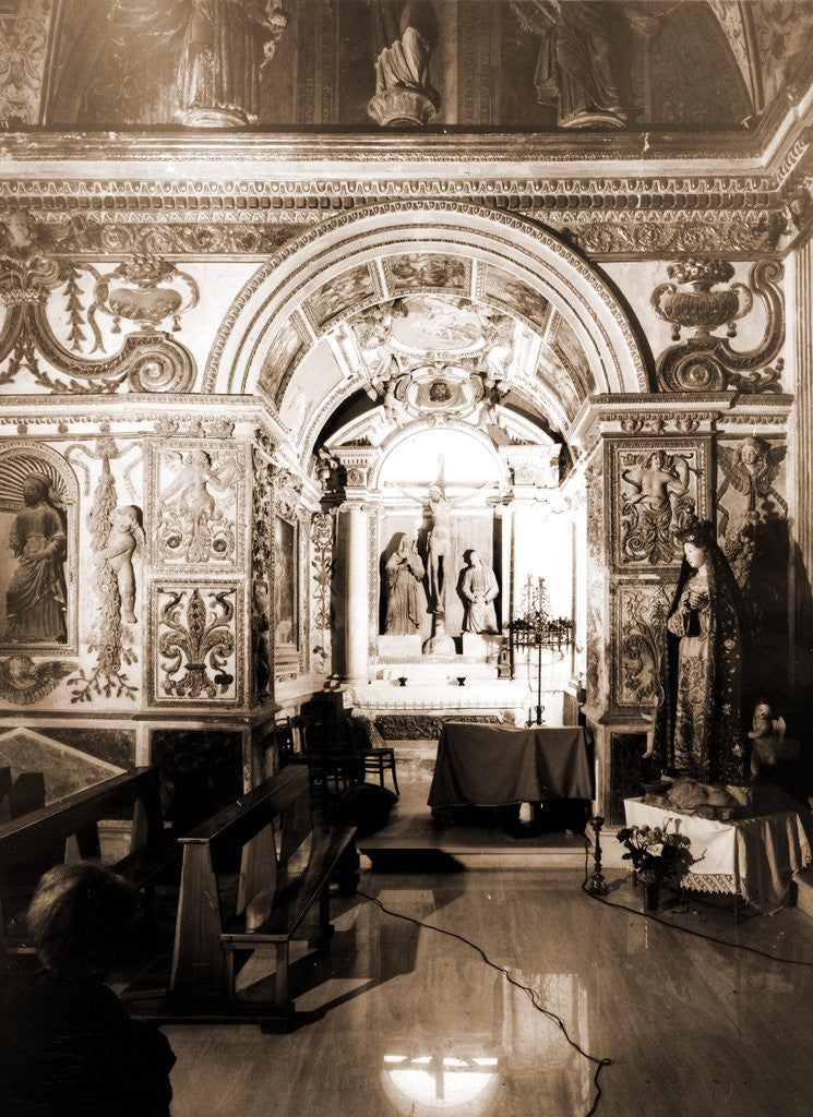 Detail of Madonna delle Grazie, Alanno, Abruzzo by Anonymous