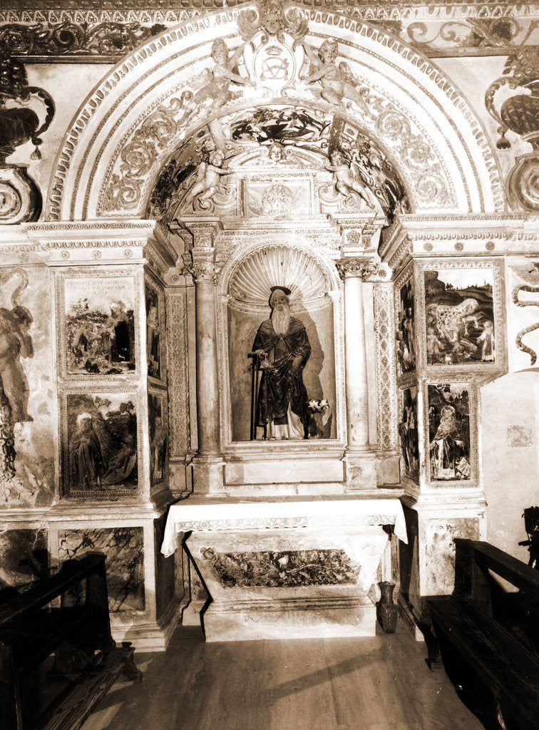Detail of Madonna delle Grazie, Alanno, Abruzzo by Anonymous
