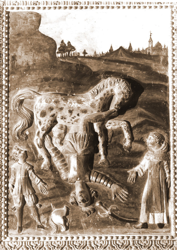 Detail of Madonna delle Grazie, Alanno, Abruzzo by Anonymous