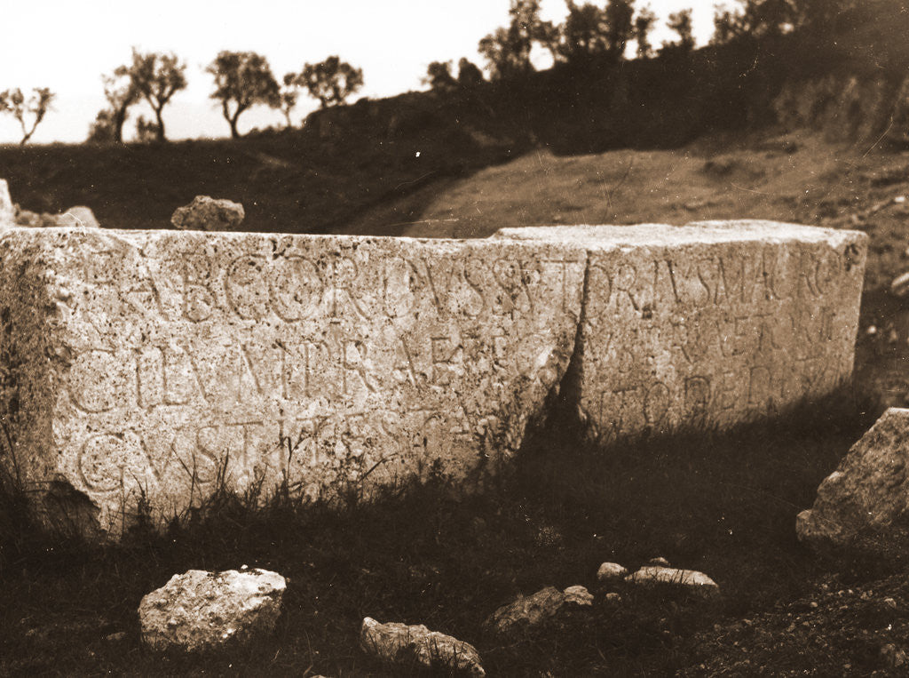 Detail of General views, Alba Fucens, Abruzzo by Anonymous