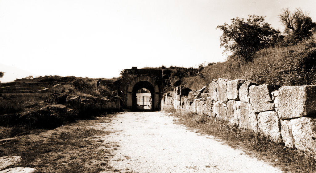 Detail of General views, Alba Fucens, Abruzzo by Anonymous