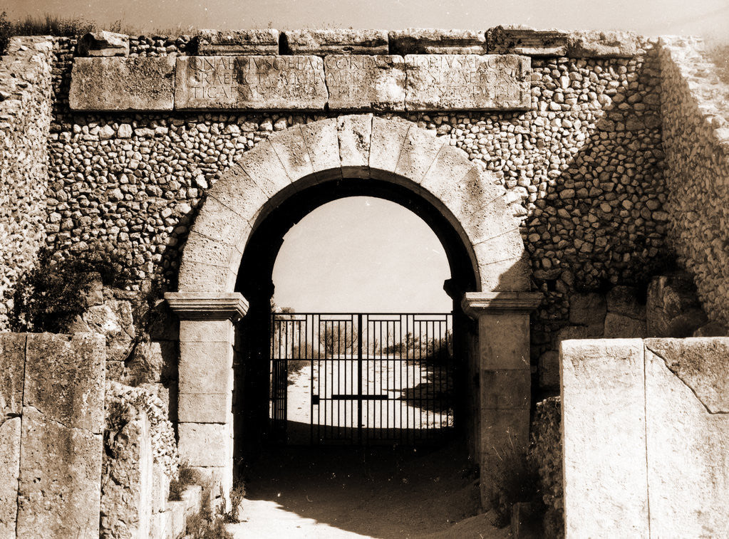 Detail of General views, Alba Fucens, Abruzzo by Anonymous