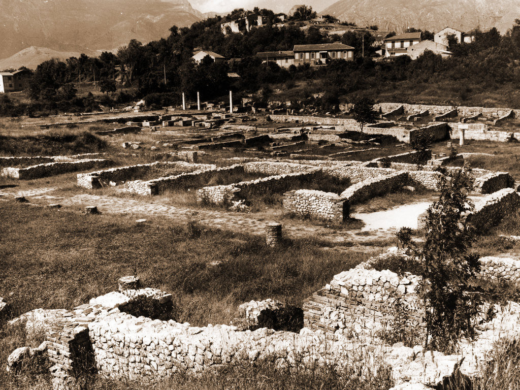 Detail of General views, Alba Fucens, Abruzzo by Anonymous