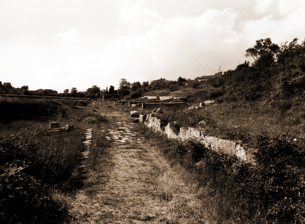 Detail of General views, Alba Fucens, Abruzzo by Anonymous