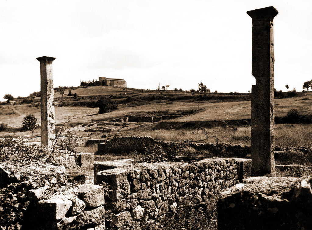 Detail of General views, Alba Fucens, Abruzzo by Anonymous