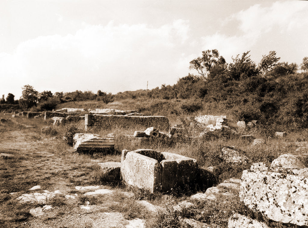 Detail of General views, Alba Fucens, Abruzzo by Anonymous