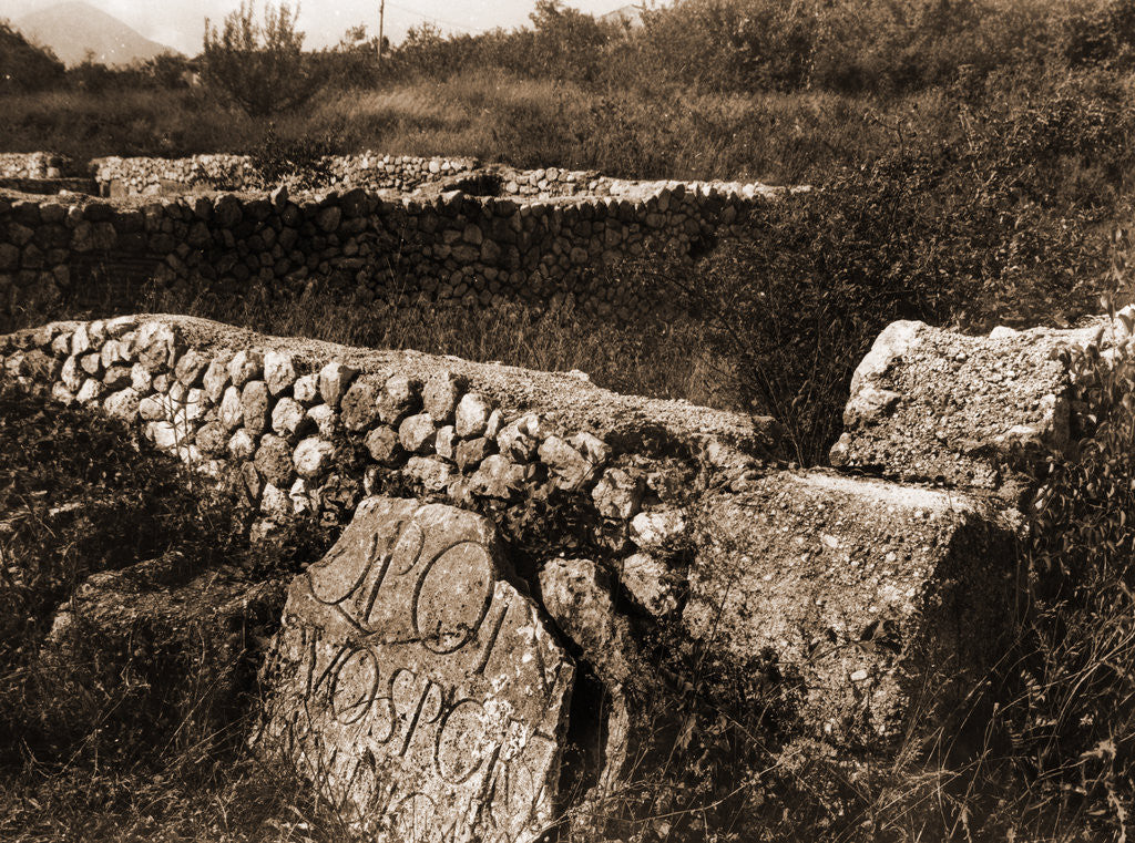 Detail of General views, Alba Fucens, Abruzzo by Anonymous