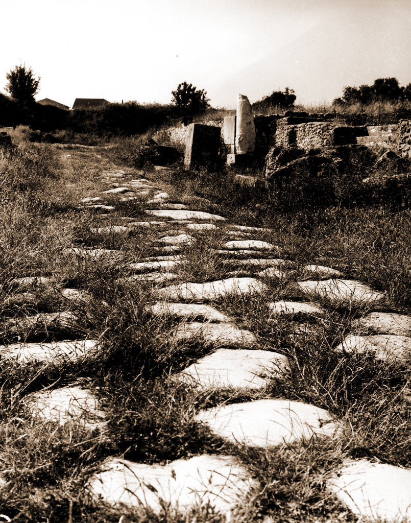 Detail of General views, Alba Fucens, Abruzzo by Anonymous