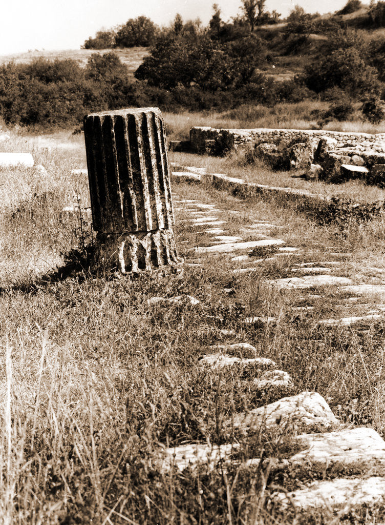 Detail of General views, Alba Fucens, Abruzzo by Anonymous