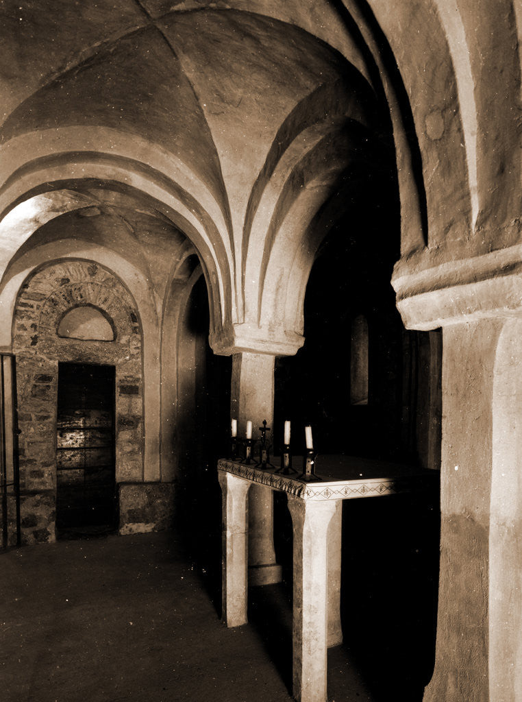 Detail of S. Maria Assunta, Assergi, L'Aquila, Abruzzo by Anonymous