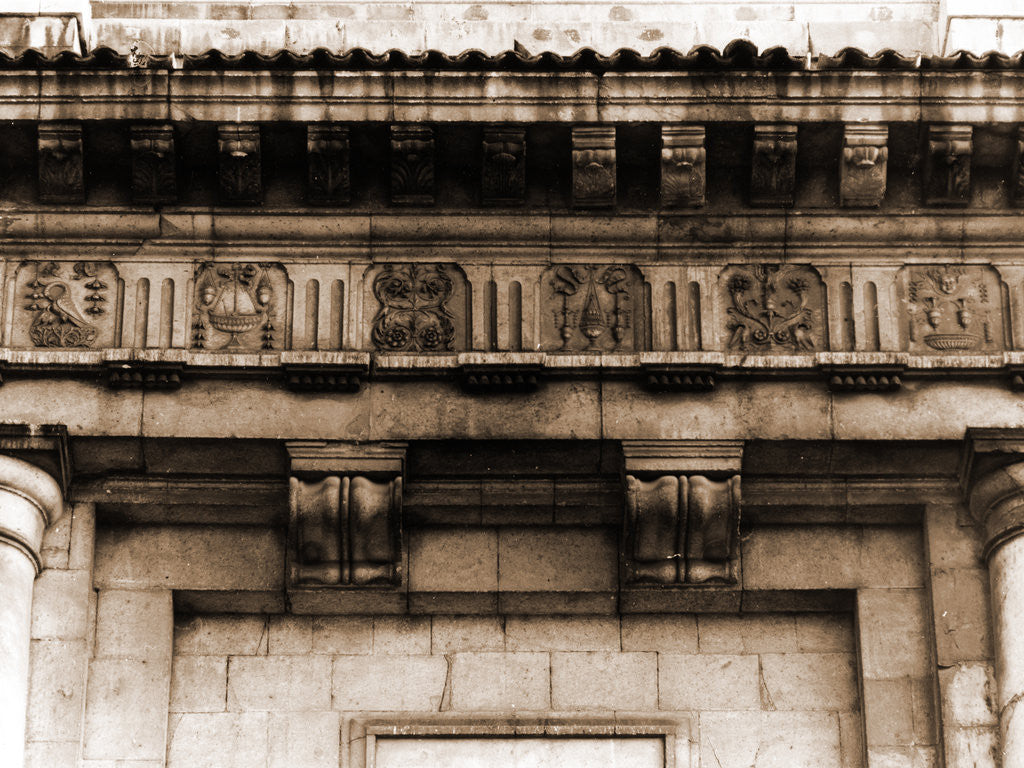 Detail of Collegiate complex (S. Bernardino), L'Aquila, L'Aquila, Abruzzo by Anonymous