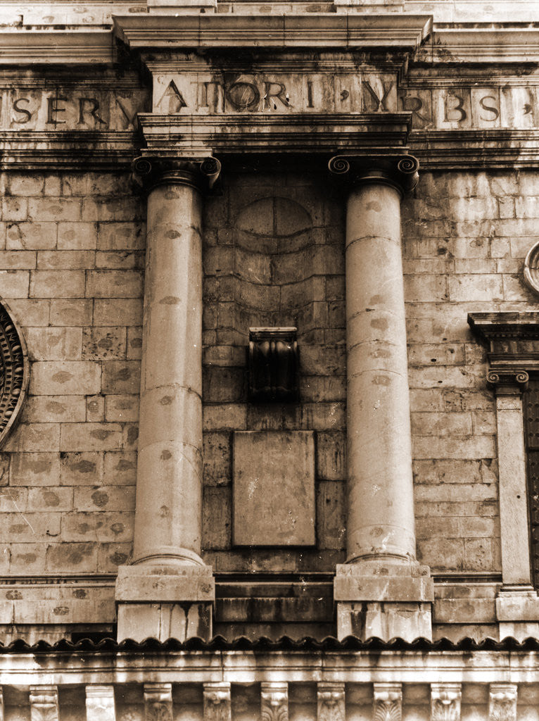 Detail of Collegiate complex (S. Bernardino), L'Aquila, L'Aquila, Abruzzo by Anonymous