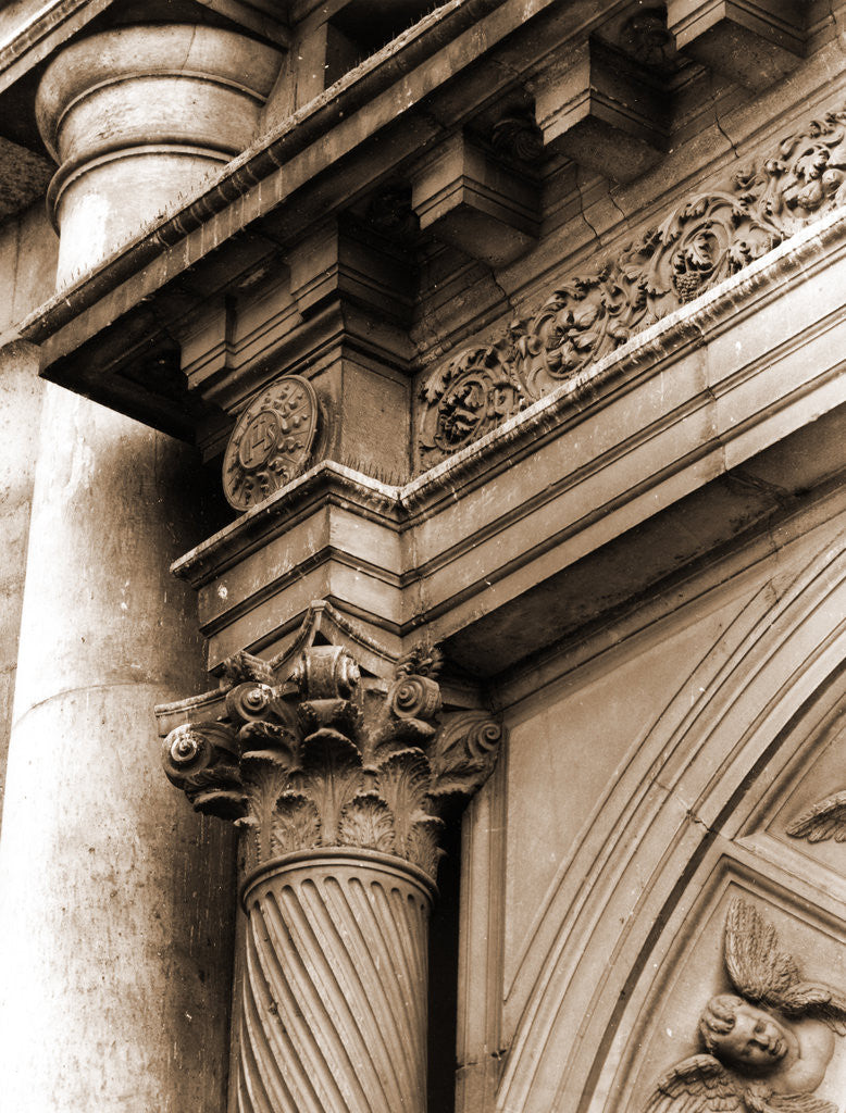 Detail of Collegiate complex (S. Bernardino), L'Aquila, L'Aquila, Abruzzo by Anonymous
