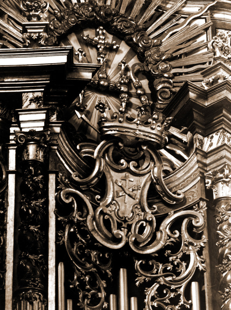 Detail of Collegiate complex (S. Bernardino), L'Aquila, L'Aquila, Abruzzo by Anonymous