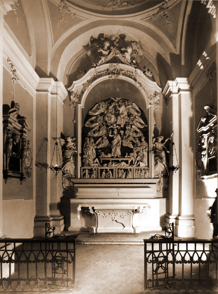 Detail of Collegiate complex (S. Bernardino), L'Aquila, L'Aquila, Abruzzo by Anonymous