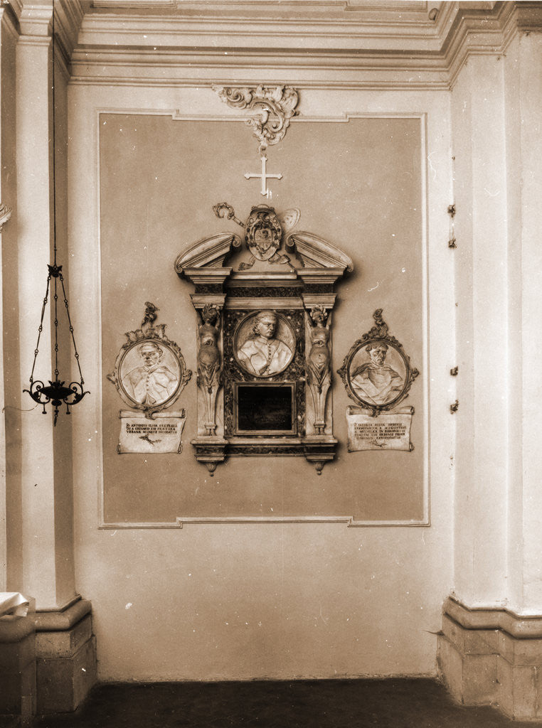 Detail of Collegiate complex (S. Bernardino), L'Aquila, L'Aquila, Abruzzo by Anonymous