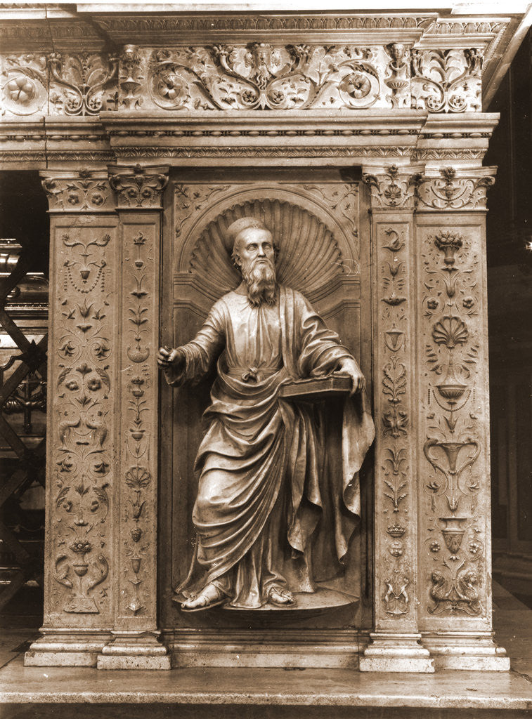 Detail of Collegiate complex (S. Bernardino), L'Aquila, L'Aquila, Abruzzo by Anonymous