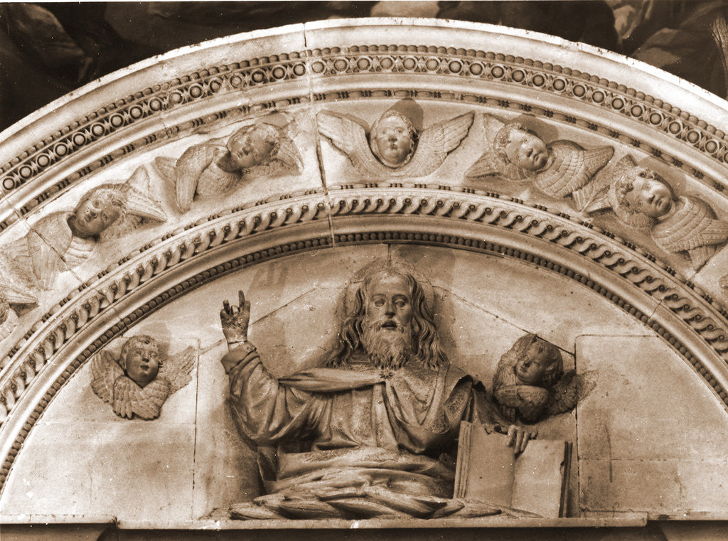 Detail of Collegiate complex (S. Bernardino), L'Aquila, L'Aquila, Abruzzo by Anonymous