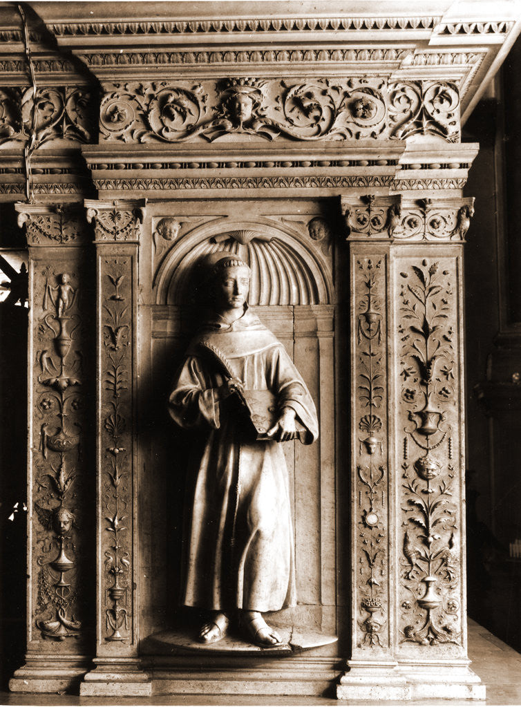 Detail of Collegiate complex (S. Bernardino), L'Aquila, L'Aquila, Abruzzo by Anonymous