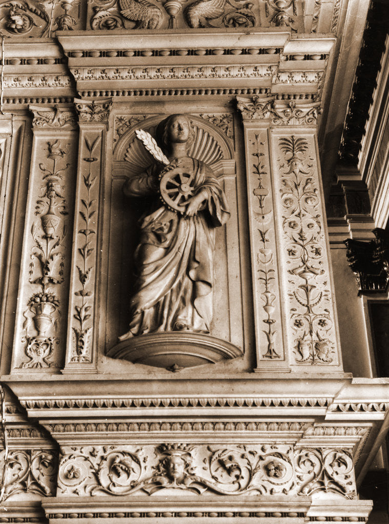 Detail of Collegiate complex (S. Bernardino), L'Aquila, L'Aquila, Abruzzo by Anonymous