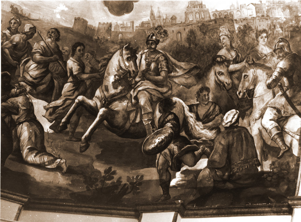 Detail of Collegiate complex (S. Bernardino), L'Aquila, L'Aquila, Abruzzo by Anonymous