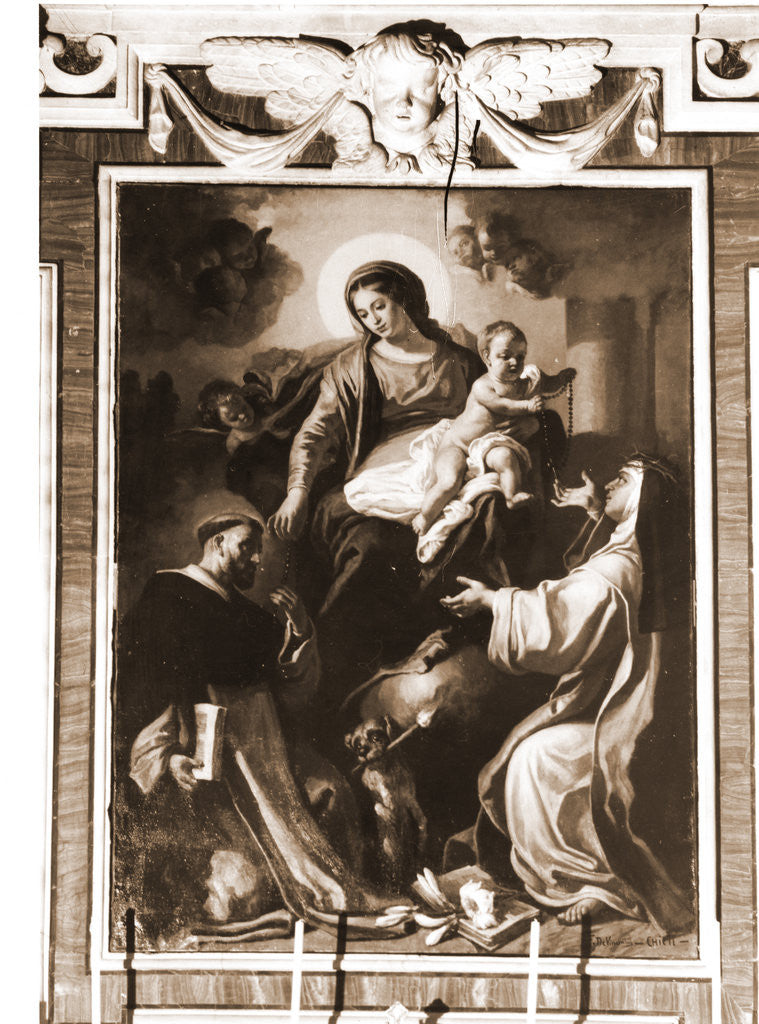 Detail of Collegiate complex (S. Bernardino), L'Aquila, L'Aquila, Abruzzo by Anonymous