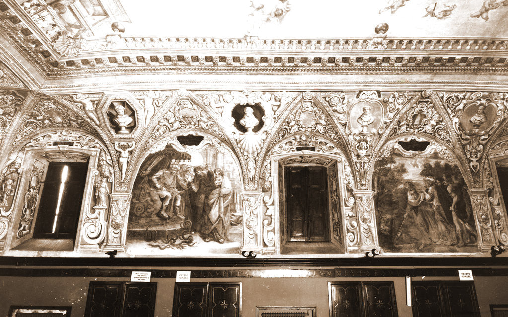 Detail of Collegiate complex (S. Bernardino), L'Aquila, L'Aquila, Abruzzo by Anonymous