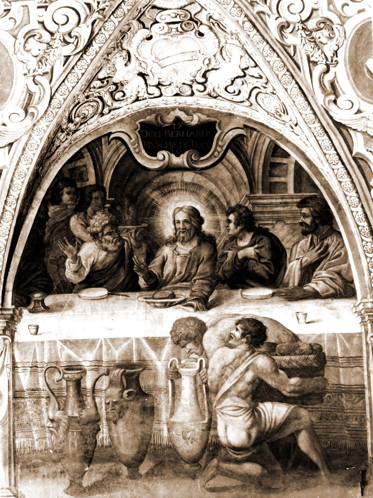 Detail of Collegiate complex (S. Bernardino), L'Aquila, L'Aquila, Abruzzo by Anonymous