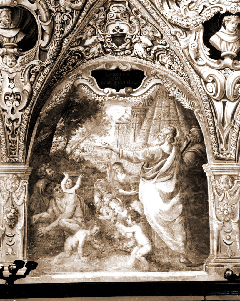Detail of Collegiate complex (S. Bernardino), L'Aquila, L'Aquila, Abruzzo by Anonymous