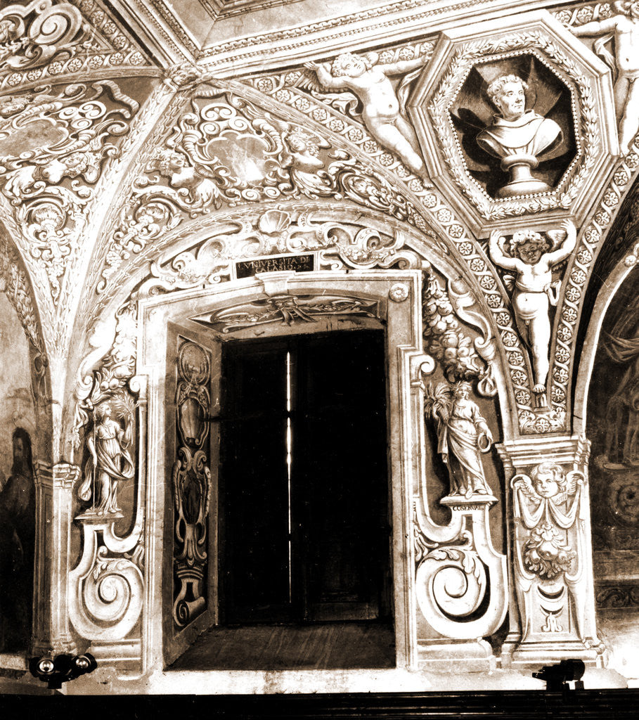 Detail of Collegiate complex (S. Bernardino), L'Aquila, L'Aquila, Abruzzo by Anonymous