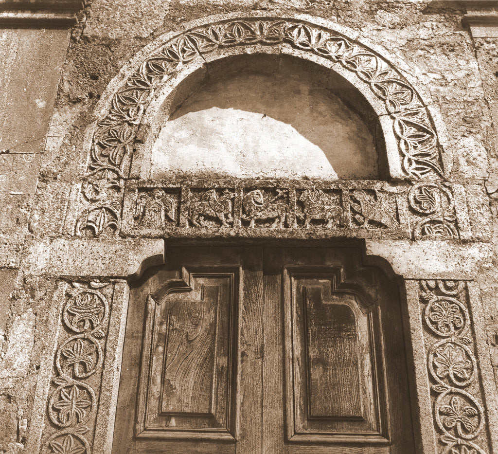 Detail of Church B, L'Aquila, Abruzzo by Anonymous
