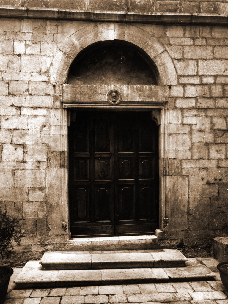Detail of Convent of the Clarisse, L'Aquila, Abruzzo by Anonymous