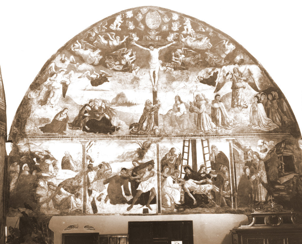 Detail of Convent of the Clarisse, L'Aquila, Abruzzo by Anonymous