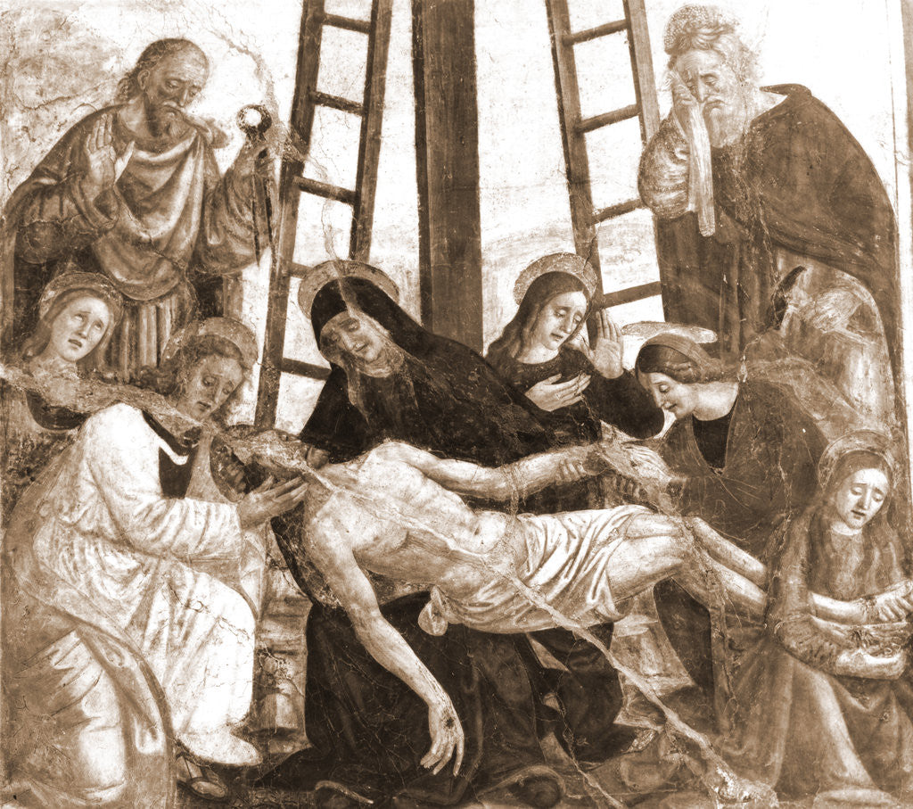 Detail of Convent of the Clarisse, L'Aquila, Abruzzo by Anonymous