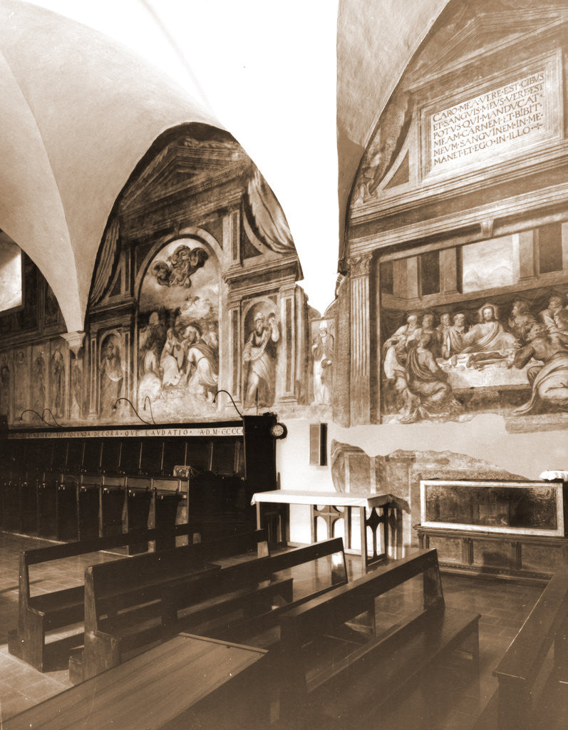 Detail of Convent of the Clarisse, L'Aquila, Abruzzo by Anonymous