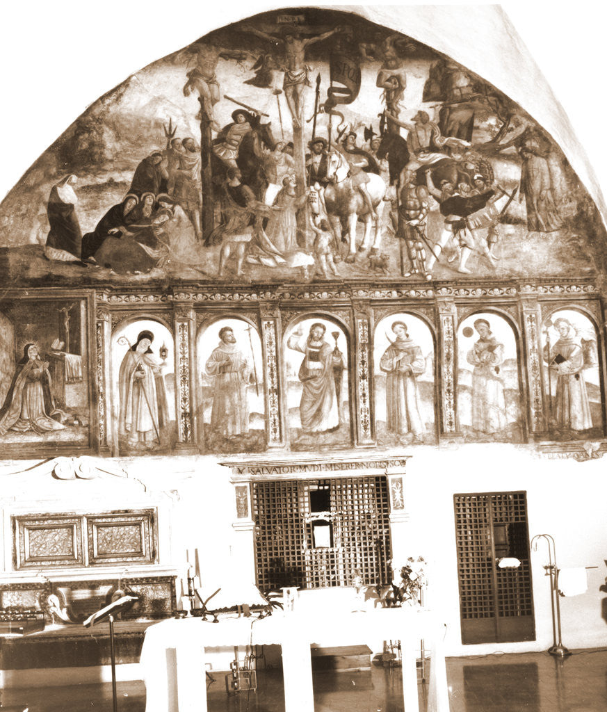 Detail of Convent of the Clarisse, L'Aquila, Abruzzo by Anonymous
