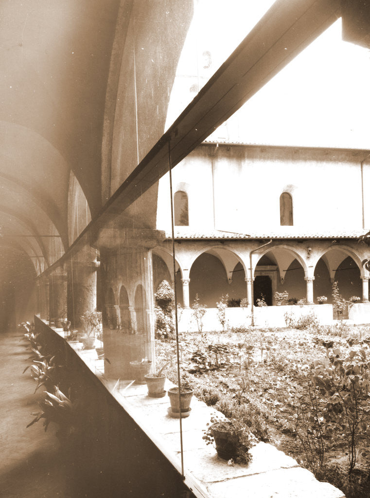 Detail of Convent of the Clarisse, L'Aquila, Abruzzo by Anonymous