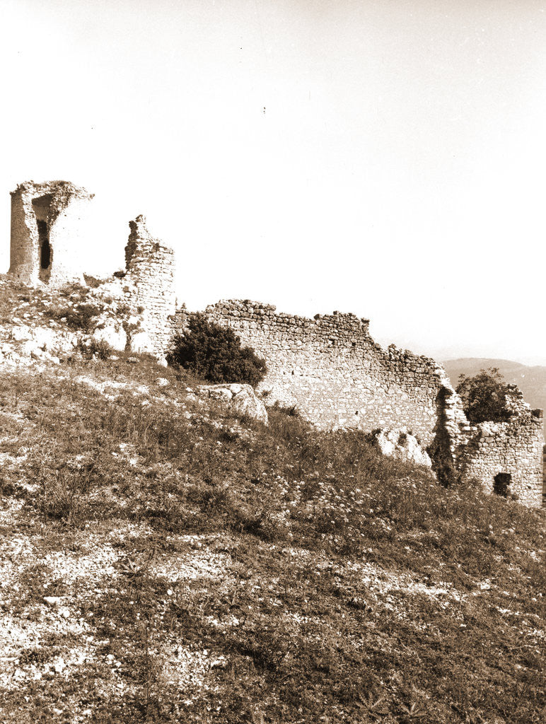 Detail of Castle, Bominaco, L'Aquila, Abruzzo by Anonymous