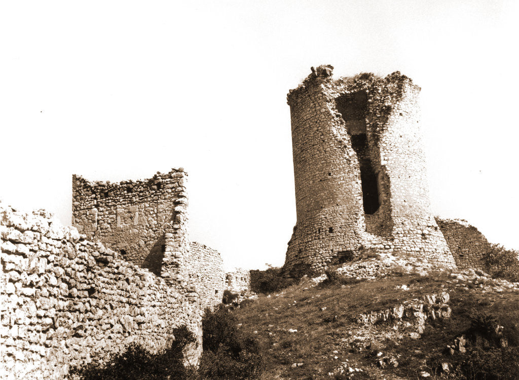 Detail of Castle, Bominaco, L'Aquila, Abruzzo by Anonymous